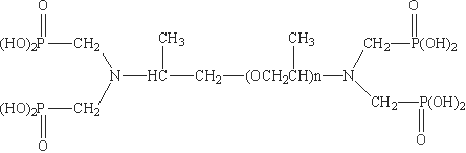 多氨基多醚基甲叉膦酸（PAPEMP）结构式