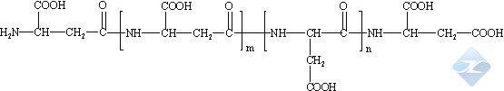 聚天冬氨酸（钠）PASP的化学结构式